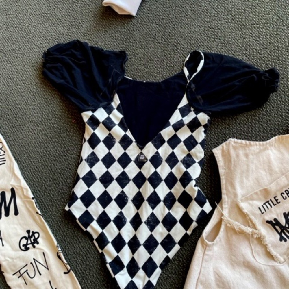 Little Creative Factory FW21 Sunday In Brooklyn Collection Girls Bathing Suit